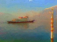 lake como fine art painting