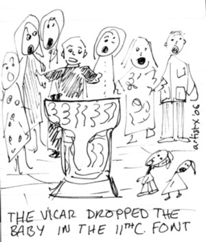 vicar baby font