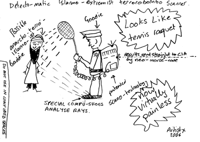 Terrorist, suicide, bomber, bomb, scanner, security