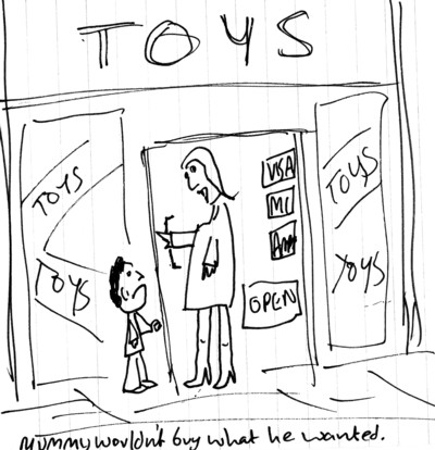 Mummy toys tantrum