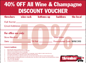 Threshers wine voucher
